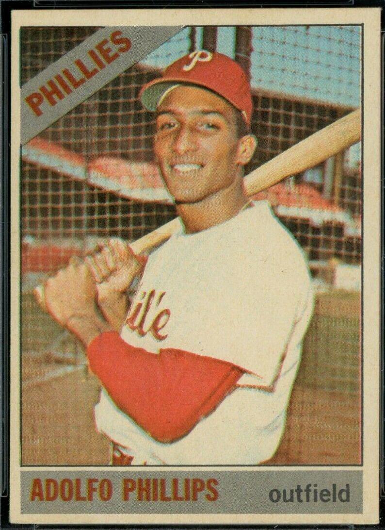 Adolfo Phillips #32 Baseball Cards 1966 Venezuela Topps