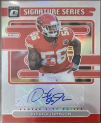 Derrick Johnson #SS-DN Football Cards 2021 Panini Donruss Optic Signature Series