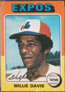 Wilie Davis #10 Baseball Cards 1975 O Pee Chee