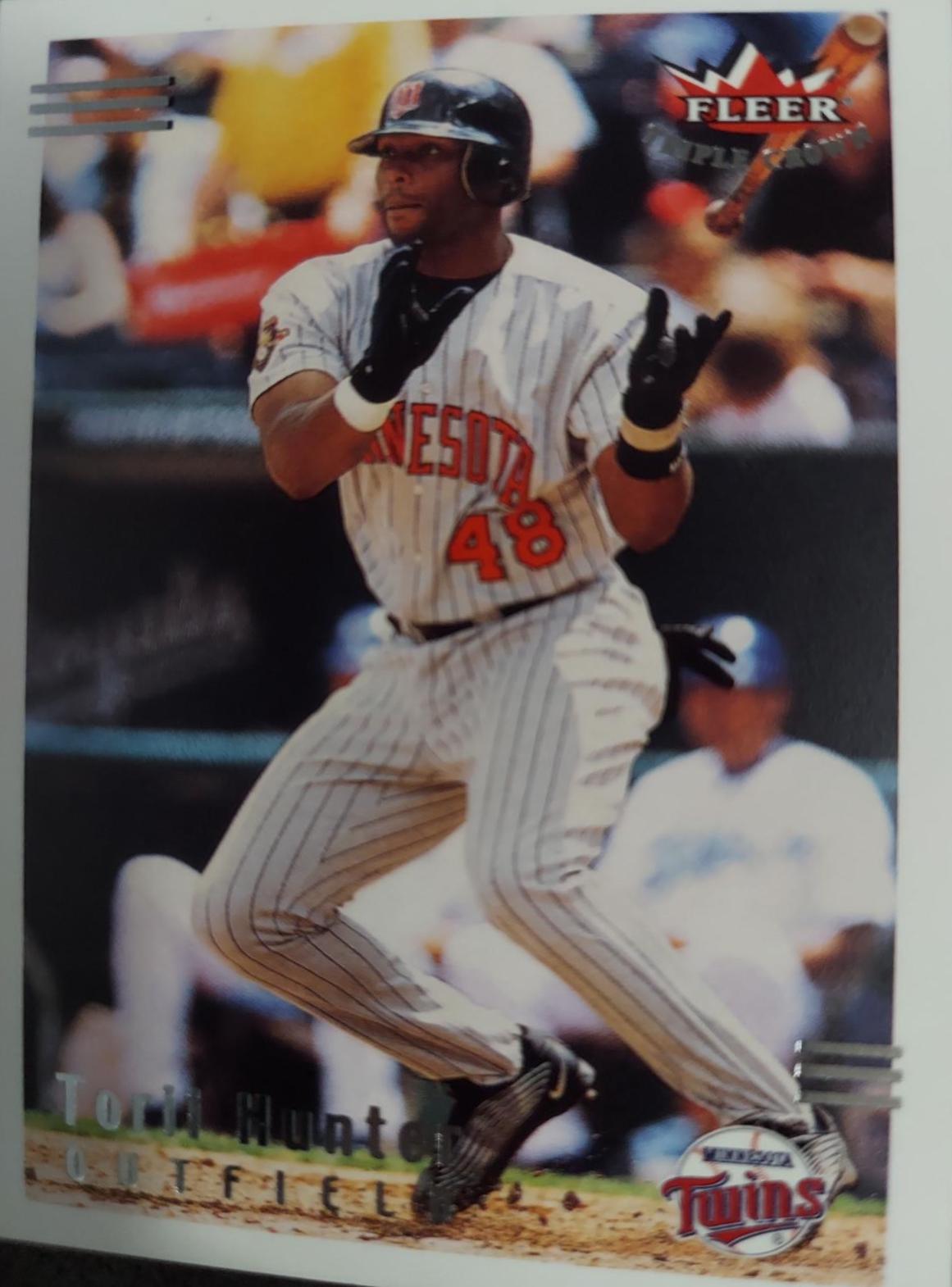 Torii Hunter #69 Baseball Cards 2002 Fleer Triple Crown
