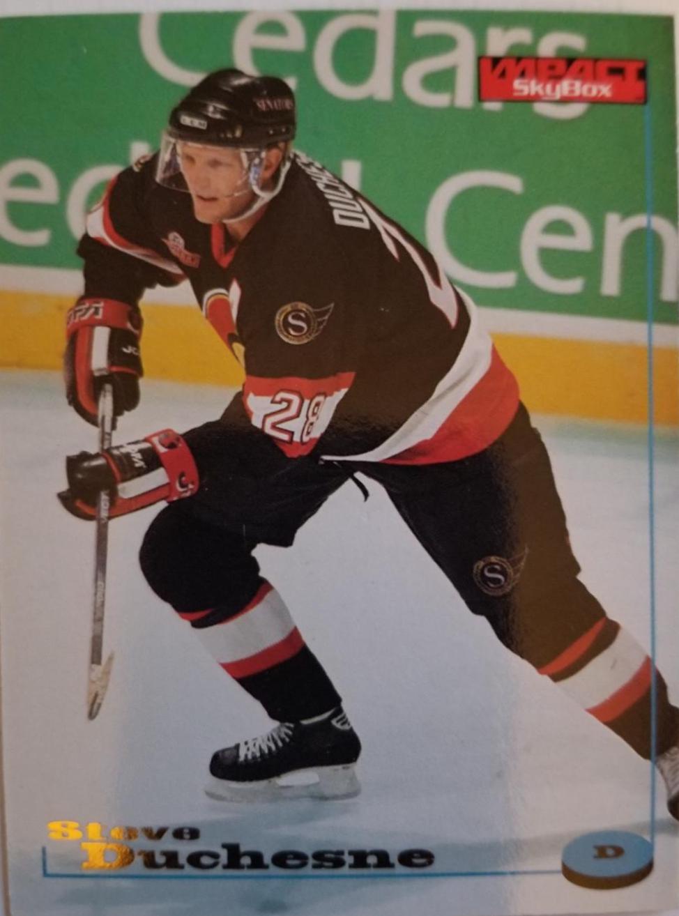 Steve Duchesne #89 Hockey Cards 1996 SkyBox Impact