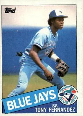 Tony Fernandez #48 Baseball Cards 1985 Topps