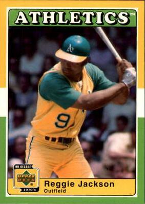 Reggie Jackson #4 Baseball Cards 2001 Upper Deck Decade 1970's