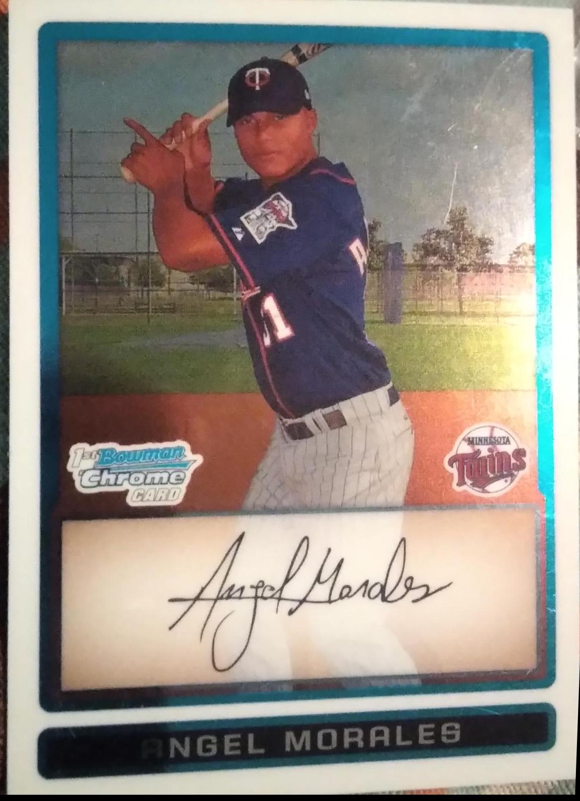 Angel Morales #BCP19 2009 Bowman Chrome Prospects Baseball