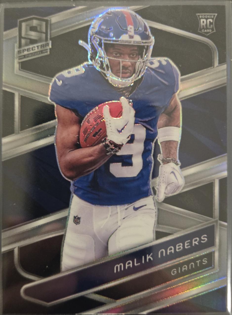 Malik Nabers #5 Football Cards 2024 Panini Spectra