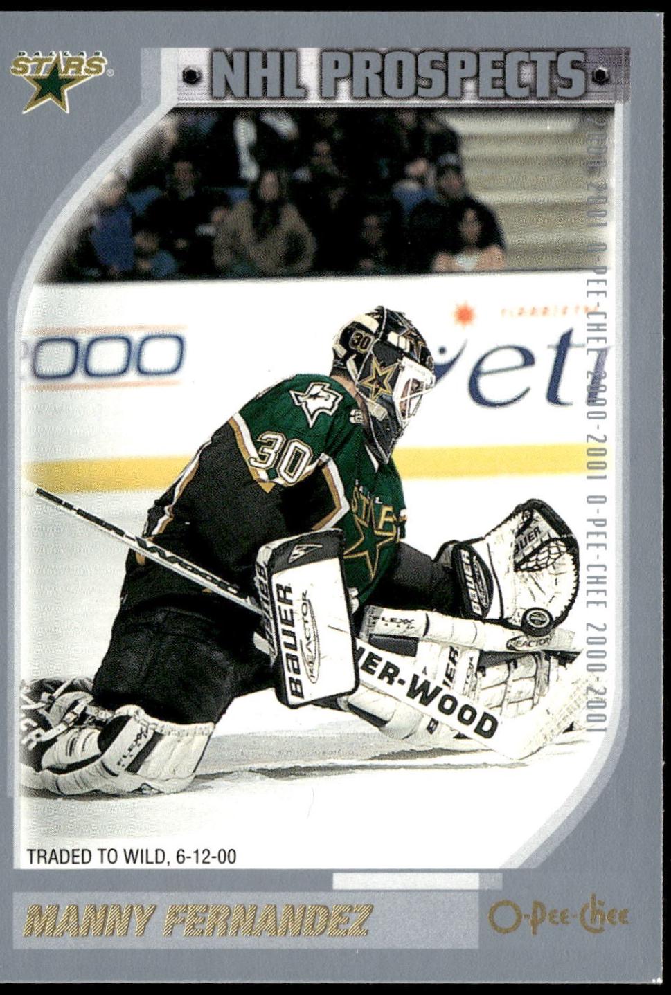 Manny Fernandez #283 2000-01 O-Pee-Chee Hockey