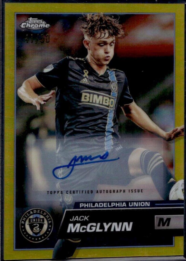 Jack McGlynn [Autograph Gold] #1 Soccer Cards 2023 Topps Chrome MLS