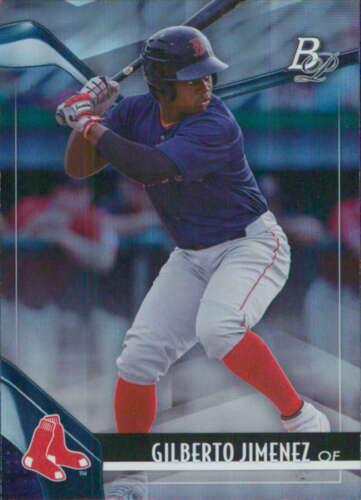 Gilberto Jimenez #TOP-1 Baseball Cards 2021 Bowman Platinum Top Prospects