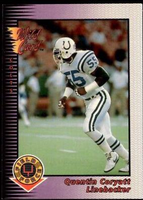 Quentin Coryatt #2 Football Cards 1992 Wild Card Field Force