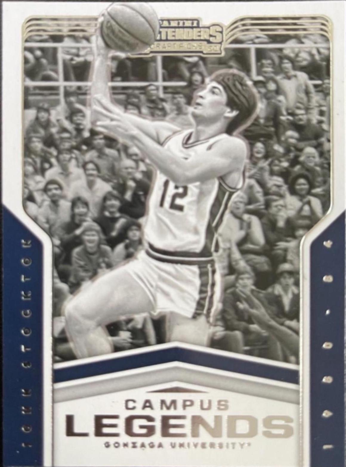 John Stockton #13 Basketball Cards 2020 Panini Contenders Draft Picks Campus Legends