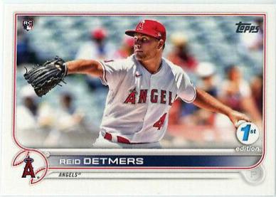 Reid Detmers #201 Baseball Cards 2022 Topps 1st Edition