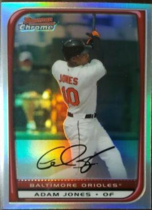Adam Jones #9 Baseball Cards 2008 Bowman Chrome