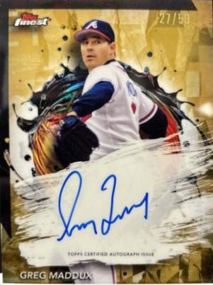 Greg Maddux [Gold Refractor] #FA-GM