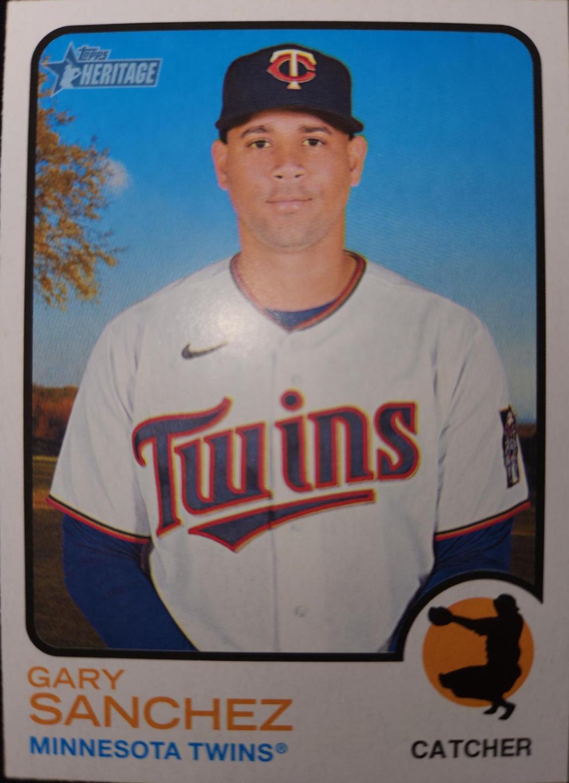 Gary Sanchez #537 Baseball Cards 2022 Topps Heritage
