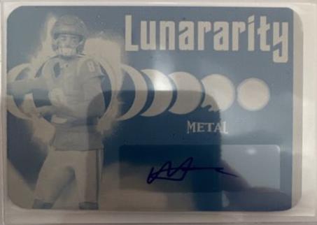 Malachi Nelson #L-MN1 Football Cards 2024 Leaf Metal Lunararity Autograph