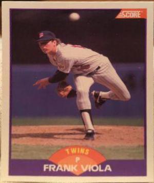 Frank Viola #290 Baseball Cards 1989 Score