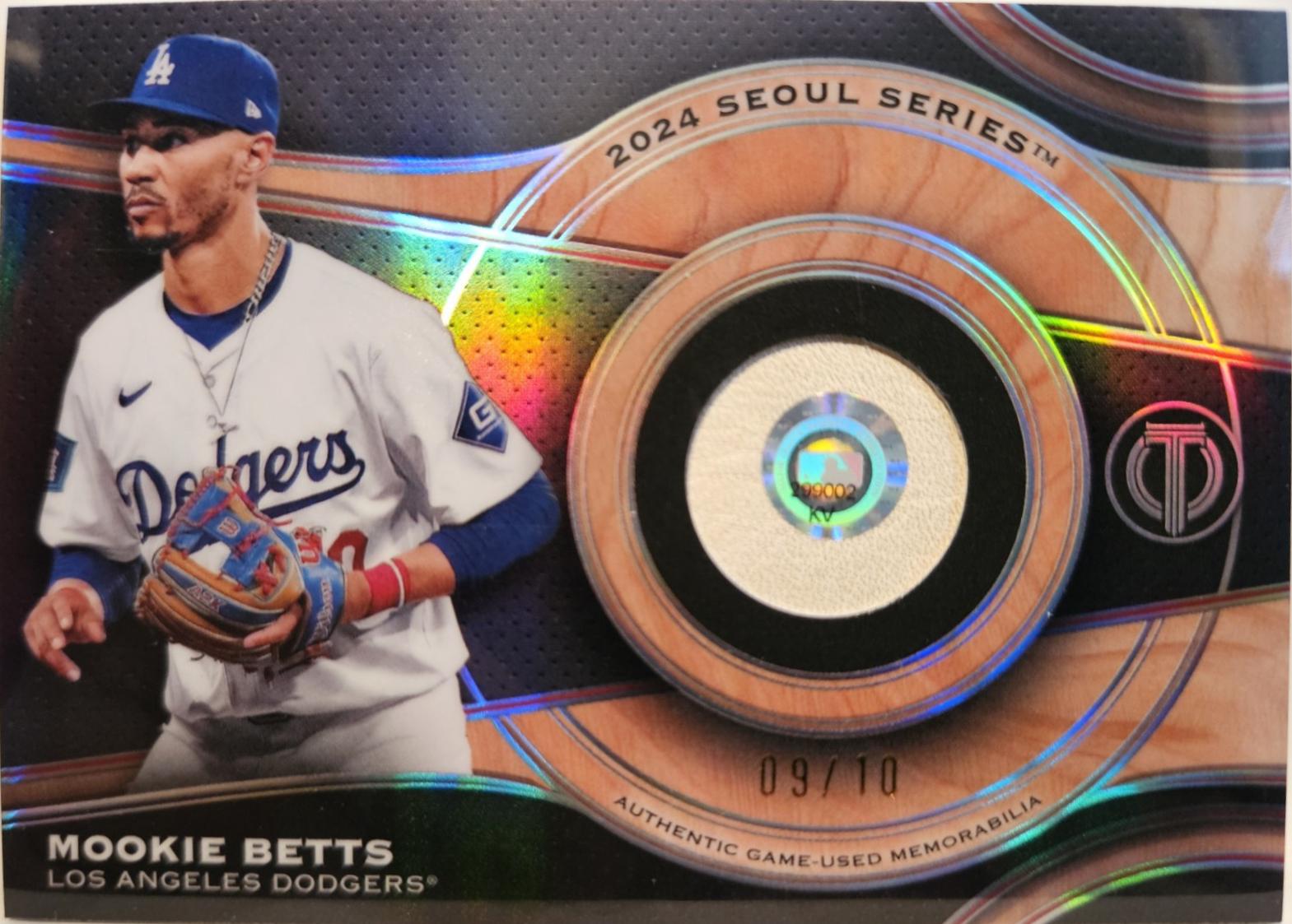 Mookie Betts #MRB-MB Baseball Cards 2025 Topps Tribute Milestone Relic