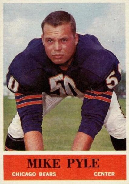 Mike Pyle #24 Football Cards 1964 Philadelphia