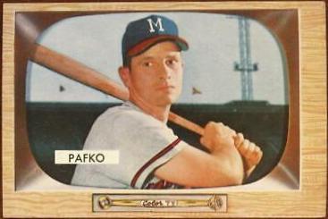 Andy Pafko #12 Baseball Cards 1955 Bowman