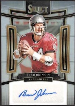 Brad Johnson #6 Football Cards 2023 Panini Select Signatures Prizm