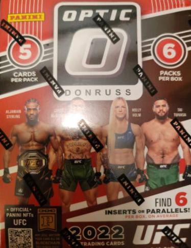 Blaster Box Ufc Cards 2022 Panini Donruss Optic UFC
