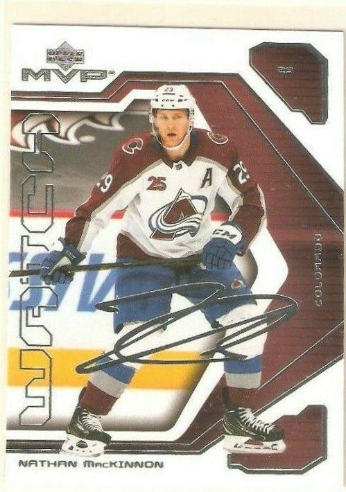 Nathan MacKinnon #7 Hockey Cards 2021 Upper Deck MVP 20th Anniversary