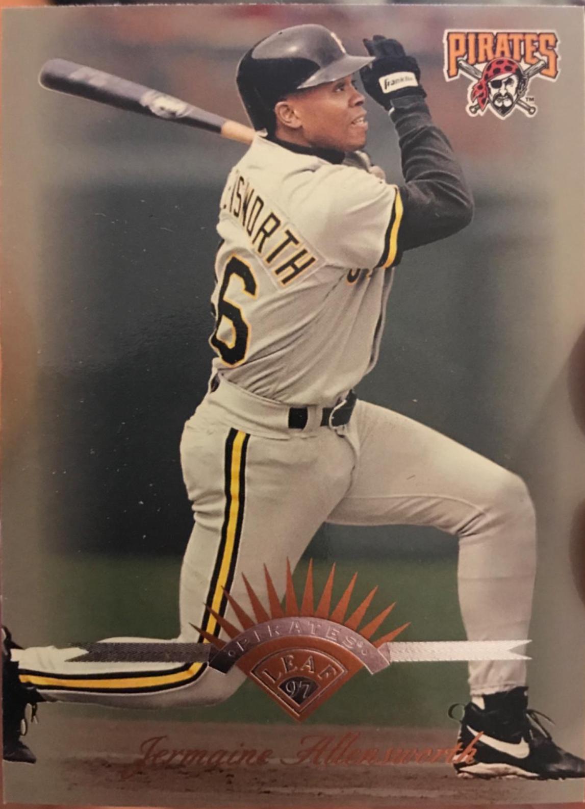Jermaine Allensworth #23 Baseball Cards 1997 Leaf