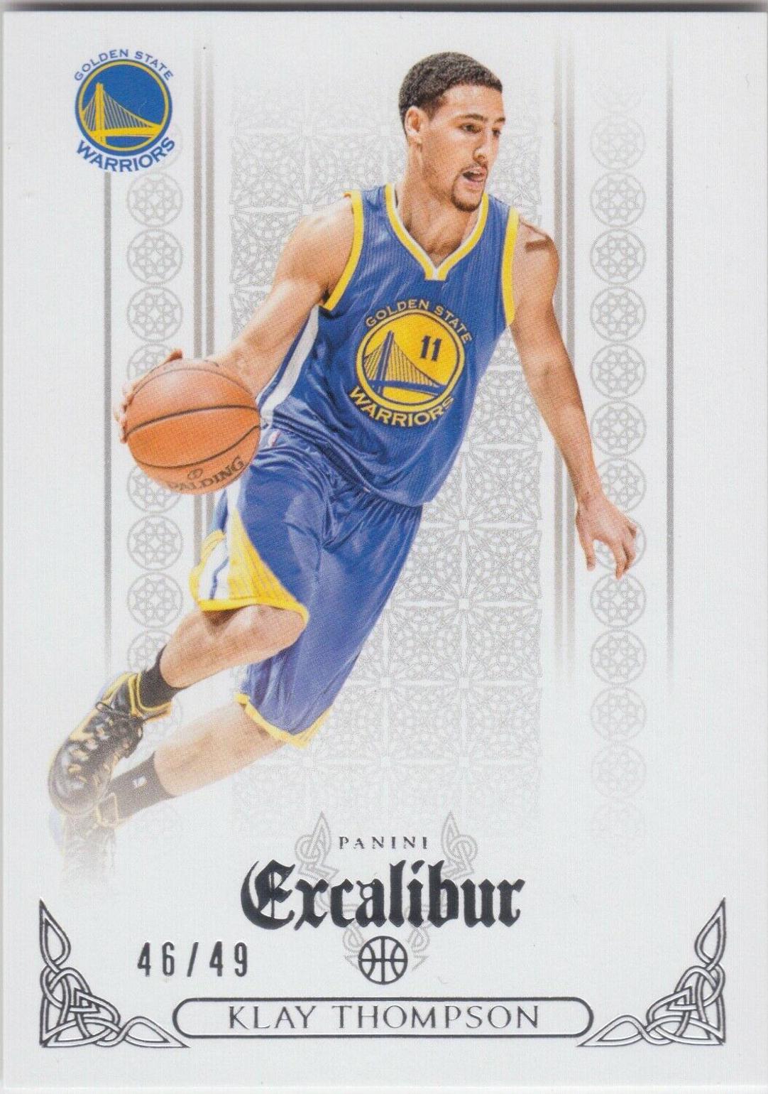Klay Thompson #37 Basketball Cards 2014 Panini Excalibur