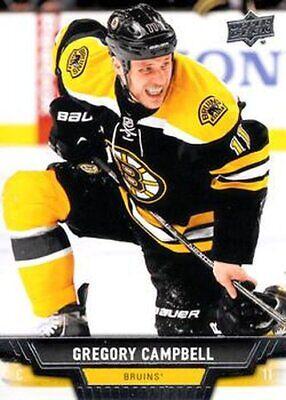 Gregory Campbell #8 Hockey Cards 2013 Upper Deck