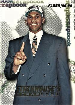 Jerry Stackhouse #S1 Basketball Cards 1995 Fleer Stackhouse's Scrapbook