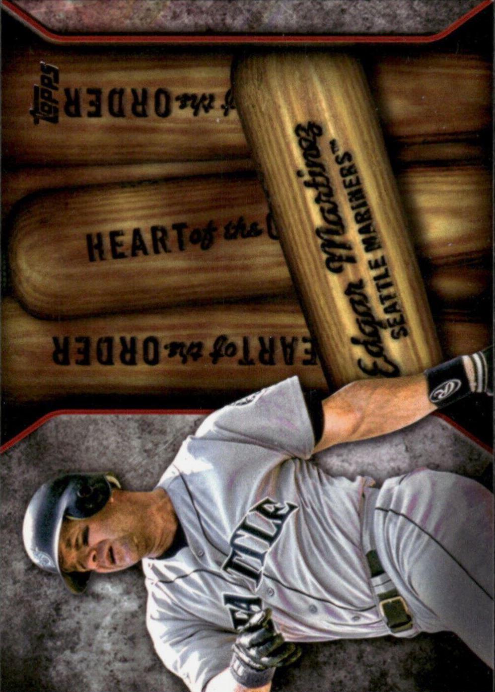 Edgar Martinez #HOR-17 Baseball Cards 2015 Topps Heart of the Order