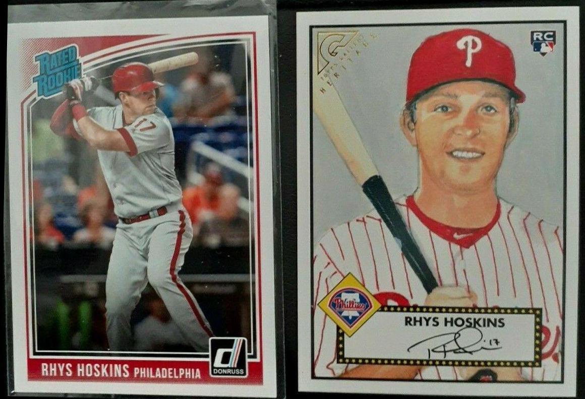 Rhys Hoskins #H-12 Baseball Cards 2018 Topps Gallery Heritage