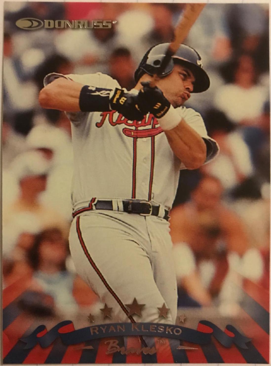 Ryan Klesko #98 Baseball Cards 1998 Donruss