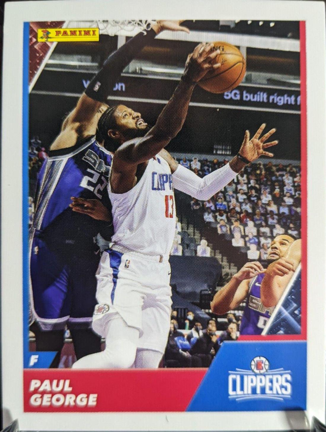 Paul George #47 2021 Panini NBA Card Collection
