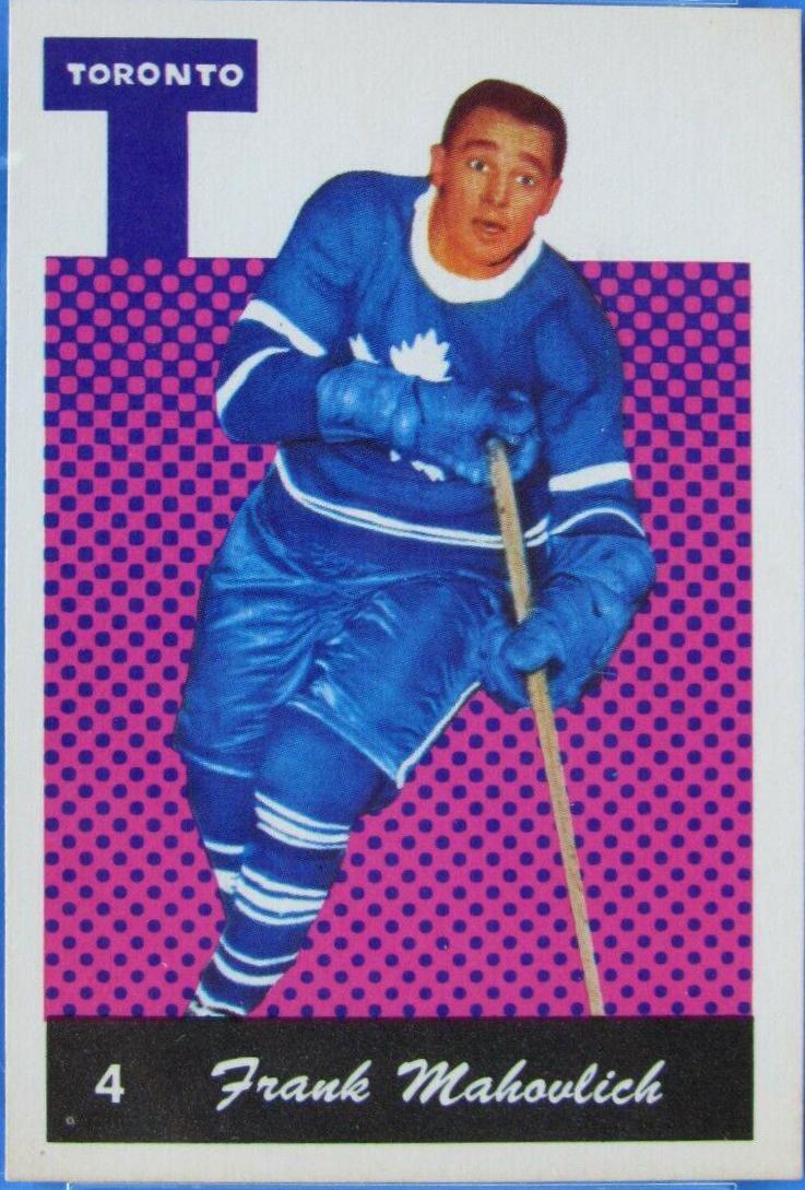 Frank Mahovlich #4 Hockey Cards 1962 Parkhurst