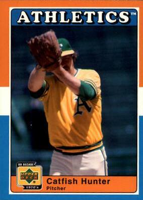 Catfish Hunter #5 Baseball Cards 2001 Upper Deck Decade 1970's