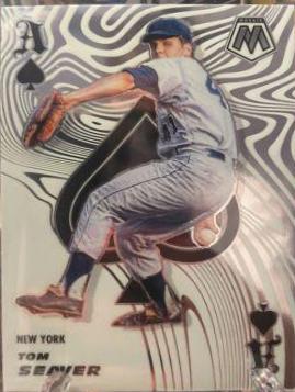 Tom Seaver #ACE1 Baseball Cards 2021 Panini Mosaic Aces