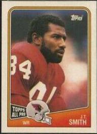 J.T. Smith #253 Football Cards 1988 Topps