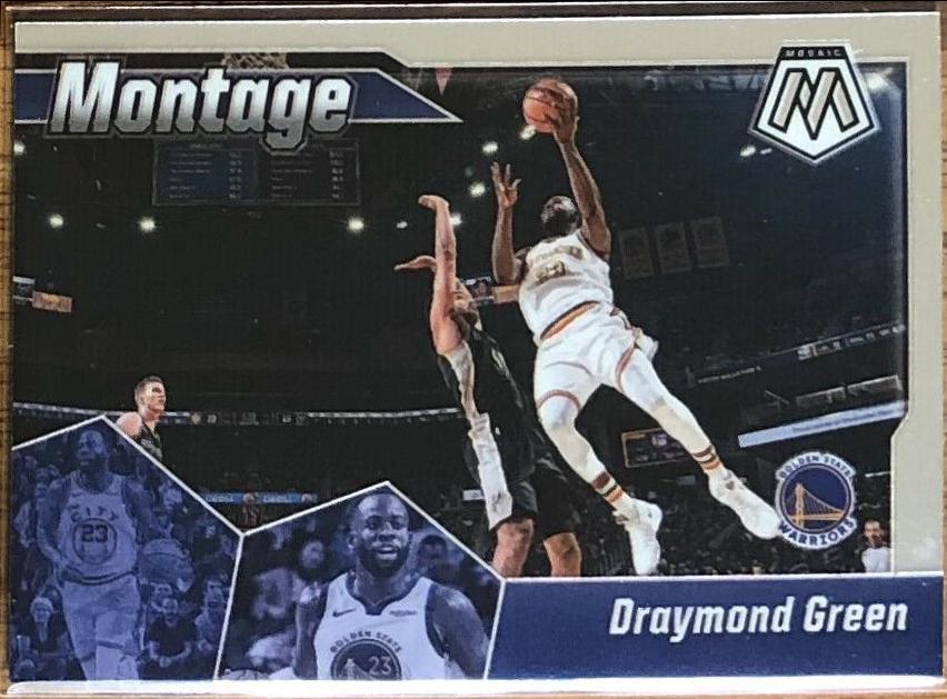 Draymond Green #5 Basketball Cards 2019 Panini Mosaic Montage