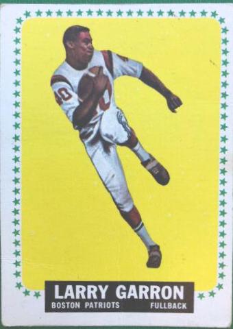 Larry Garron #10 Football Cards 1964 Topps