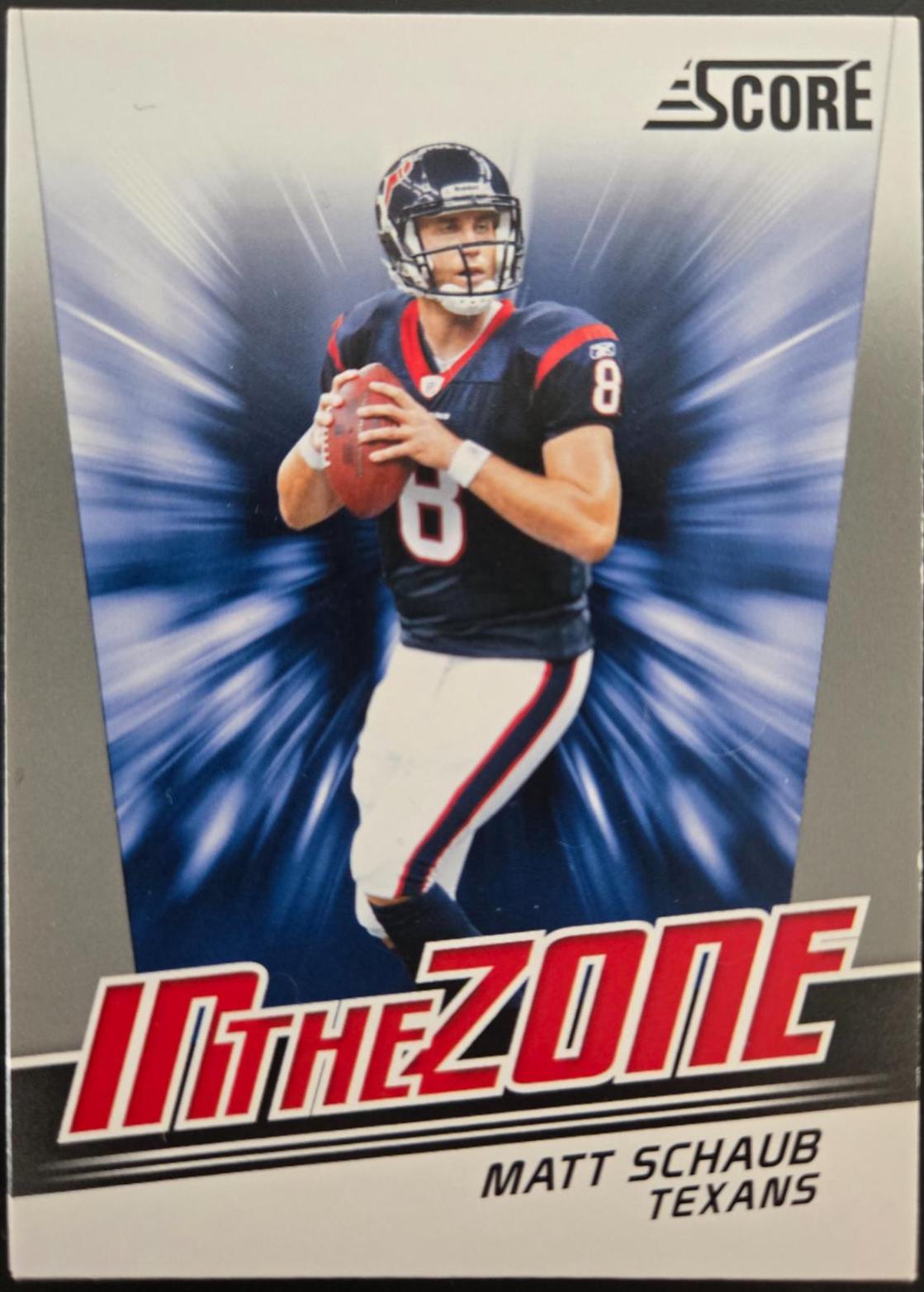 Matt Schaub #19 Football Cards 2011 Panini Score in the Zone