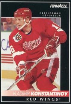 Vladimir Konstantinov #76 Hockey Cards 1992 Pinnacle Canadian