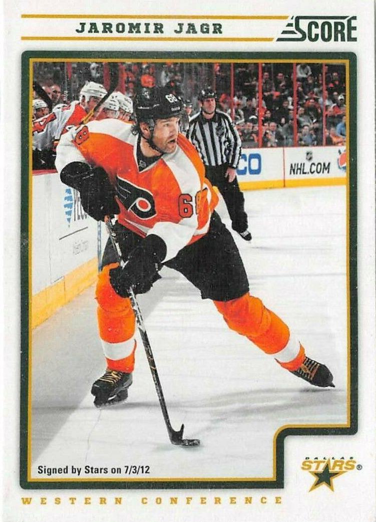 Jaromir Jagr #169 Hockey Cards 2012 Score