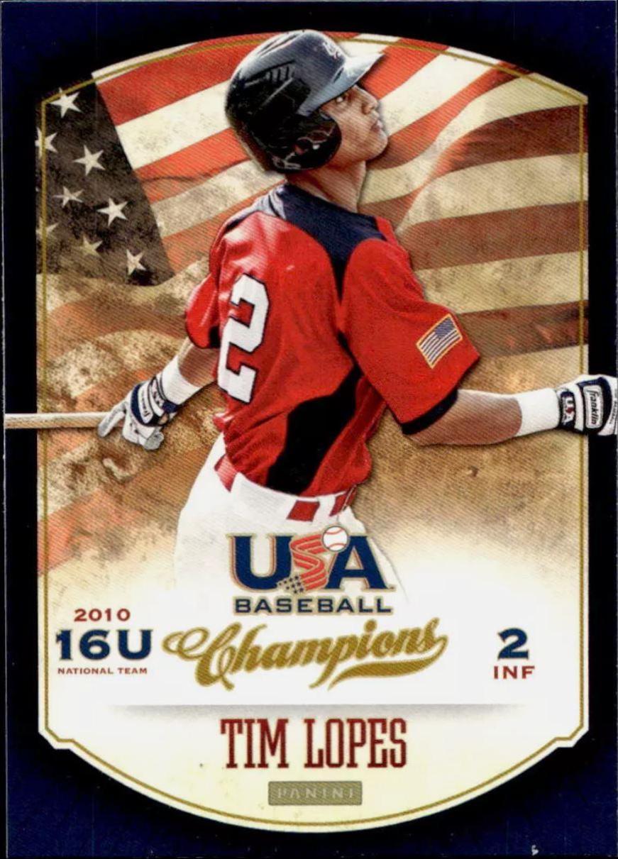 Tim Lopes #98 Baseball Cards 2013 Panini USA Baseball Champions