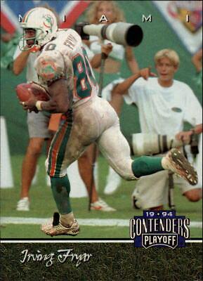 Irving Fryar #5 Football Cards 1994 Playoff Contenders