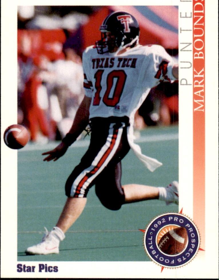 Mark Bounds #81 1992 Star Pics Football