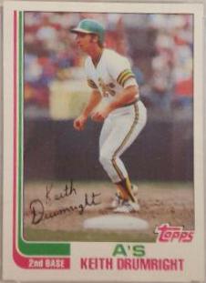 Keith Drumright #673 Baseball Cards 1982 Topps