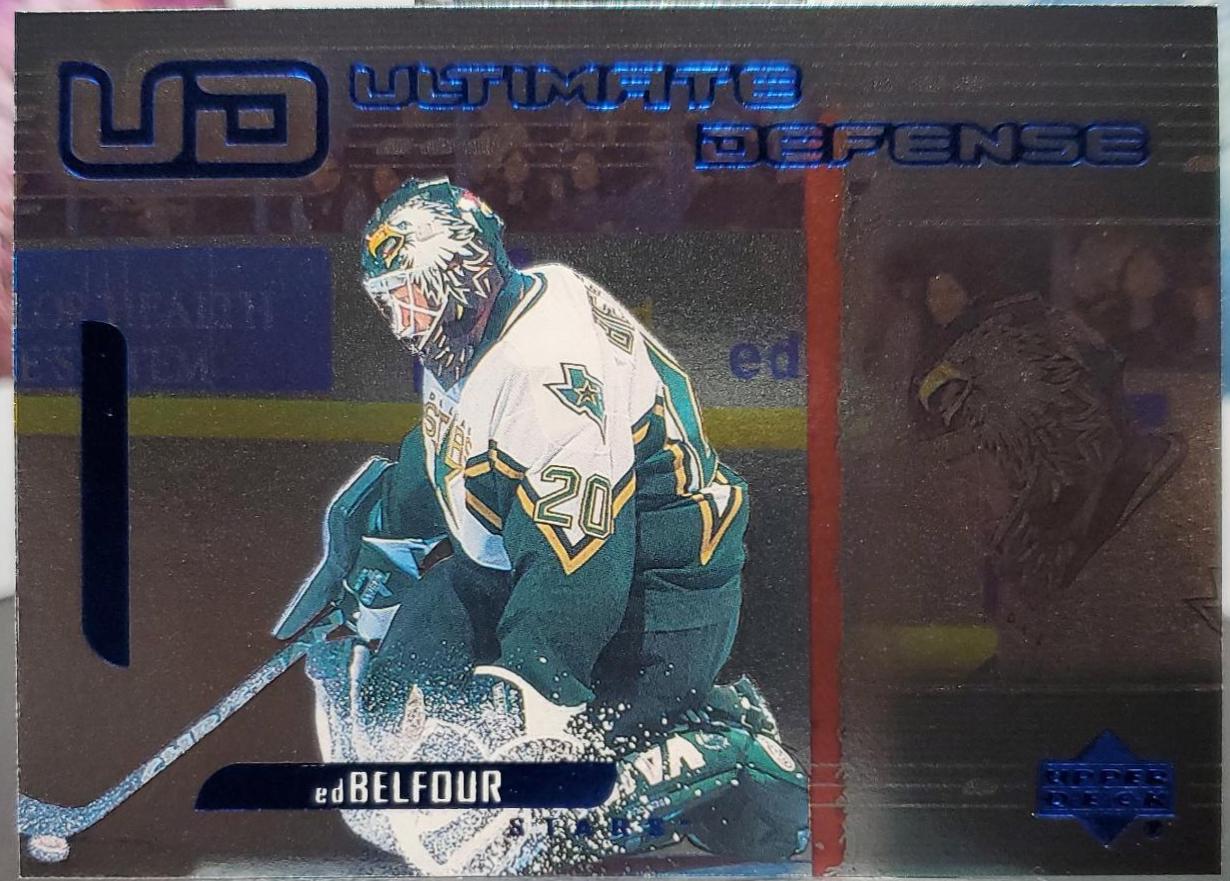 Ed Belfour #UD-5 Hockey Cards 1999 Upper Deck Ultimate Defense