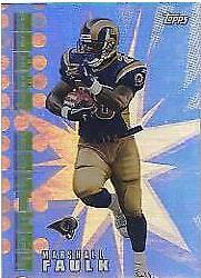 Marshall Faulk #HM3 Football Cards 2002 Topps Hobby Masters