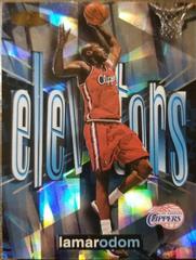 Lamar Odom #2 E Basketball Cards 1999 Flair Showcase Elevators Prices